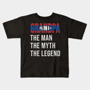 Grand Father Lao Grandpa The Man The Myth The Legend - Gift for Lao Dad With Roots From  Laos Kids T-Shirt